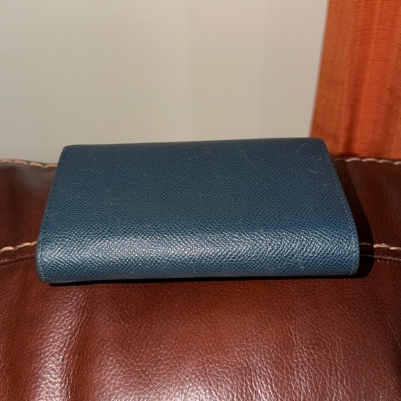 ‼️Authentic MCM Blue Leather Trifold Wallet - Picture 7 of 16